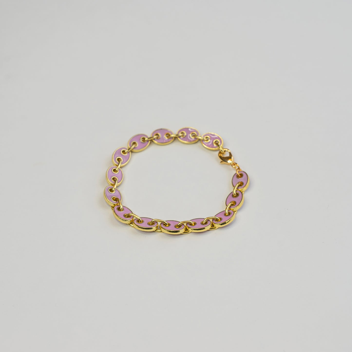 Pulsera - Eslabones lilas