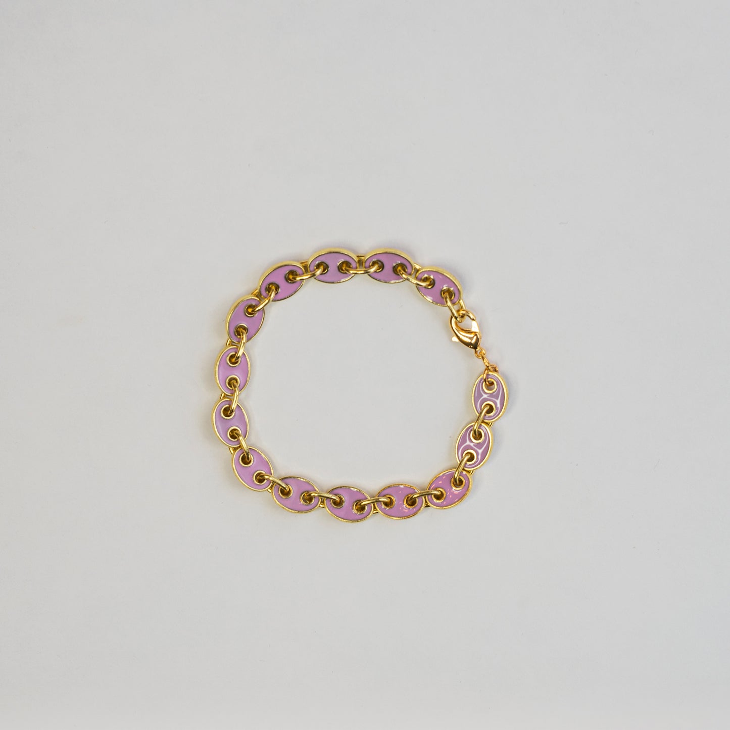 Pulsera - Eslabones lilas