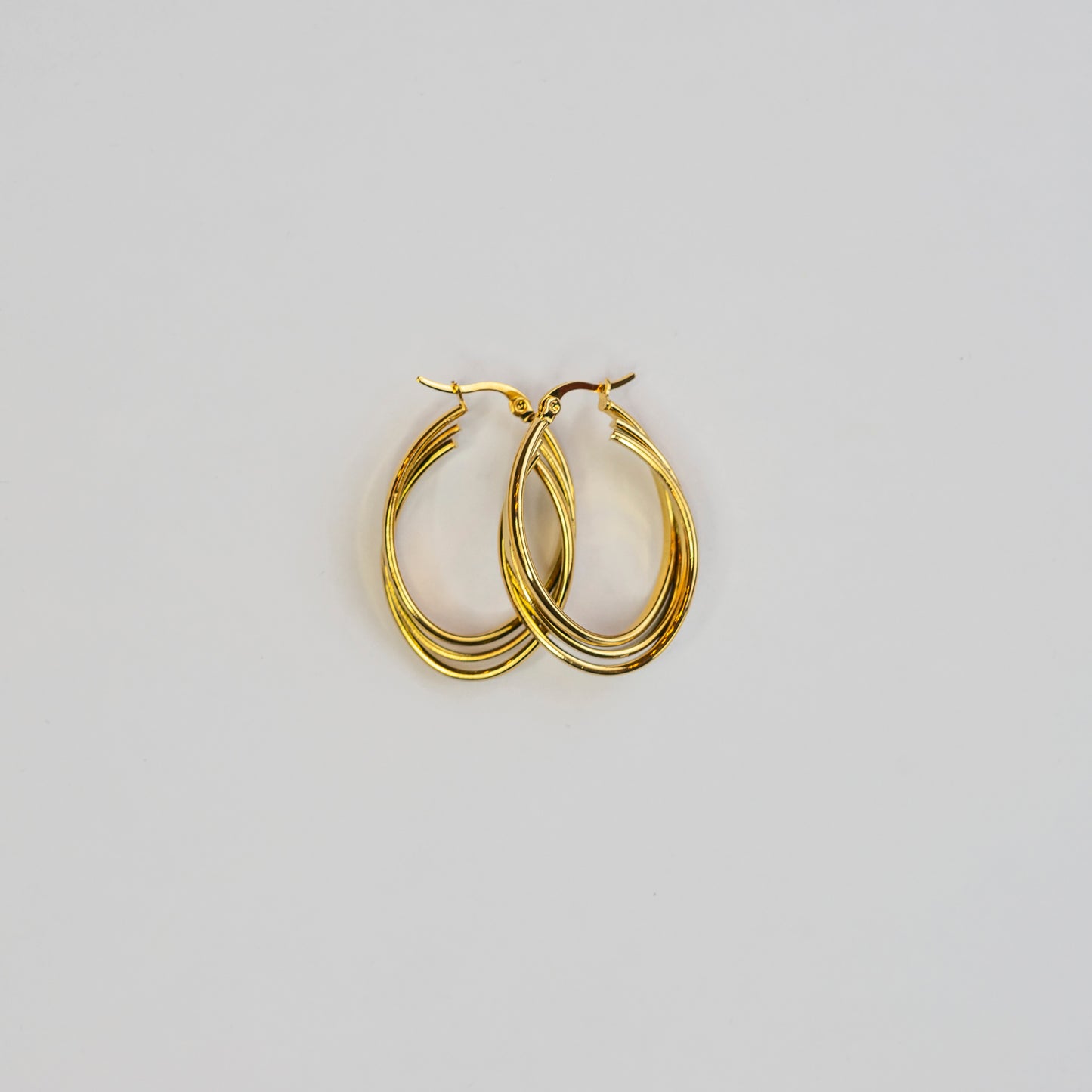 Arete - Hoops triple ovaladas